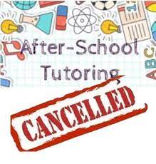 Due to Parent/Teacher Conferences, after school tutoring is cancelled for Thursday, April 14th