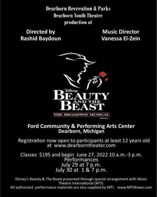 Registration for Dearborn Youth Theater classes now open