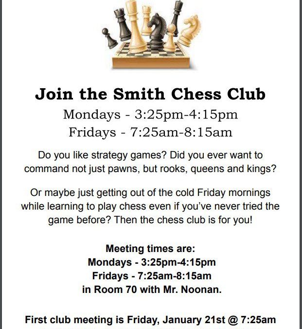 It’s time to join the Smith Chess Club!