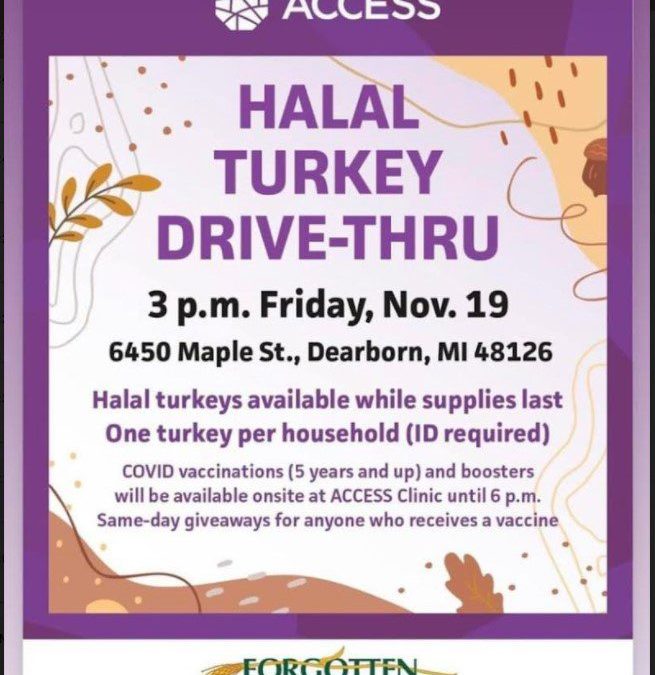 ACCESS providing Halal turkeys for Thanksgiving while supplies last