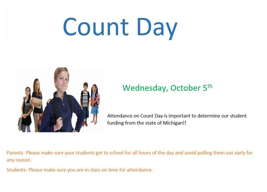 See You Tomorrow On Count Day!